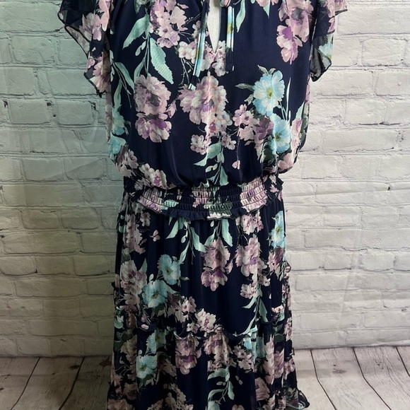 Joie de Vivre Floral Maxi Dress Large - Picture 7 of 9
